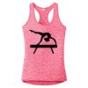 Multi-Color Sublimatable Ladies PosiCharge Electric Heather Racerback Tank Thumbnail