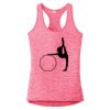 Multi-Color Sublimatable Ladies PosiCharge Electric Heather Racerback Tank Thumbnail