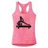 Multi-Color Sublimatable Ladies PosiCharge Electric Heather Racerback Tank Thumbnail