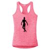 Multi-Color Sublimatable Ladies PosiCharge Electric Heather Racerback Tank Thumbnail