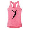 Multi-Color Sublimatable Ladies PosiCharge Electric Heather Racerback Tank Thumbnail