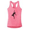 Multi-Color Sublimatable Ladies PosiCharge Electric Heather Racerback Tank Thumbnail