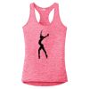Multi-Color Sublimatable Ladies PosiCharge Electric Heather Racerback Tank Thumbnail