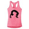 Multi-Color Sublimatable Ladies PosiCharge Electric Heather Racerback Tank Thumbnail