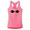 Multi-Color Sublimatable Ladies PosiCharge Electric Heather Racerback Tank Thumbnail