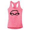 Multi-Color Sublimatable Ladies PosiCharge Electric Heather Racerback Tank Thumbnail