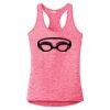 Multi-Color Sublimatable Ladies PosiCharge Electric Heather Racerback Tank Thumbnail