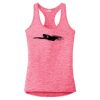 Multi-Color Sublimatable Ladies PosiCharge Electric Heather Racerback Tank Thumbnail