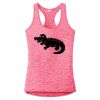 Multi-Color Sublimatable Ladies PosiCharge Electric Heather Racerback Tank Thumbnail