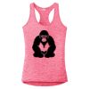 Multi-Color Sublimatable Ladies PosiCharge Electric Heather Racerback Tank Thumbnail