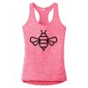 Multi-Color Sublimatable Ladies PosiCharge Electric Heather Racerback Tank Thumbnail