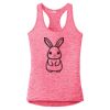 Multi-Color Sublimatable Ladies PosiCharge Electric Heather Racerback Tank Thumbnail