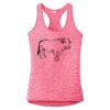 Multi-Color Sublimatable Ladies PosiCharge Electric Heather Racerback Tank Thumbnail