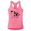 Multi-Color Sublimatable Ladies PosiCharge Electric Heather Racerback Tank Thumbnail
