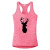Multi-Color Sublimatable Ladies PosiCharge Electric Heather Racerback Tank Thumbnail
