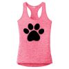 Multi-Color Sublimatable Ladies PosiCharge Electric Heather Racerback Tank Thumbnail