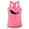 Multi-Color Sublimatable Ladies PosiCharge Electric Heather Racerback Tank Thumbnail