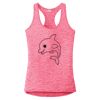 Multi-Color Sublimatable Ladies PosiCharge Electric Heather Racerback Tank Thumbnail