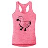 Multi-Color Sublimatable Ladies PosiCharge Electric Heather Racerback Tank Thumbnail