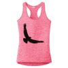 Multi-Color Sublimatable Ladies PosiCharge Electric Heather Racerback Tank Thumbnail