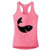 Multi-Color Sublimatable Ladies PosiCharge Electric Heather Racerback Tank Thumbnail