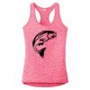 Multi-Color Sublimatable Ladies PosiCharge Electric Heather Racerback Tank Thumbnail