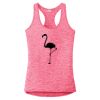 Multi-Color Sublimatable Ladies PosiCharge Electric Heather Racerback Tank Thumbnail