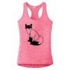 Multi-Color Sublimatable Ladies PosiCharge Electric Heather Racerback Tank Thumbnail