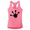 Multi-Color Sublimatable Ladies PosiCharge Electric Heather Racerback Tank Thumbnail