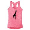 Multi-Color Sublimatable Ladies PosiCharge Electric Heather Racerback Tank Thumbnail