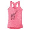 Multi-Color Sublimatable Ladies PosiCharge Electric Heather Racerback Tank Thumbnail