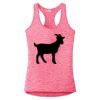 Multi-Color Sublimatable Ladies PosiCharge Electric Heather Racerback Tank Thumbnail