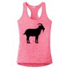 Multi-Color Sublimatable Ladies PosiCharge Electric Heather Racerback Tank Thumbnail