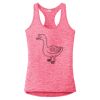 Multi-Color Sublimatable Ladies PosiCharge Electric Heather Racerback Tank Thumbnail