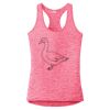 Multi-Color Sublimatable Ladies PosiCharge Electric Heather Racerback Tank Thumbnail