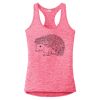 Multi-Color Sublimatable Ladies PosiCharge Electric Heather Racerback Tank Thumbnail