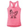 Multi-Color Sublimatable Ladies PosiCharge Electric Heather Racerback Tank Thumbnail