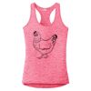 Multi-Color Sublimatable Ladies PosiCharge Electric Heather Racerback Tank Thumbnail