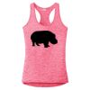 Multi-Color Sublimatable Ladies PosiCharge Electric Heather Racerback Tank Thumbnail