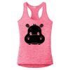 Multi-Color Sublimatable Ladies PosiCharge Electric Heather Racerback Tank Thumbnail