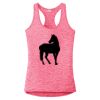 Multi-Color Sublimatable Ladies PosiCharge Electric Heather Racerback Tank Thumbnail