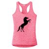 Multi-Color Sublimatable Ladies PosiCharge Electric Heather Racerback Tank Thumbnail