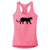 Multi-Color Sublimatable Ladies PosiCharge Electric Heather Racerback Tank Thumbnail