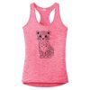 Multi-Color Sublimatable Ladies PosiCharge Electric Heather Racerback Tank Thumbnail
