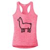 Multi-Color Sublimatable Ladies PosiCharge Electric Heather Racerback Tank Thumbnail