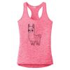 Multi-Color Sublimatable Ladies PosiCharge Electric Heather Racerback Tank Thumbnail