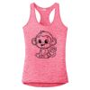 Multi-Color Sublimatable Ladies PosiCharge Electric Heather Racerback Tank Thumbnail