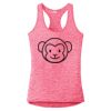 Multi-Color Sublimatable Ladies PosiCharge Electric Heather Racerback Tank Thumbnail
