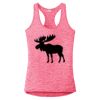 Multi-Color Sublimatable Ladies PosiCharge Electric Heather Racerback Tank Thumbnail