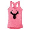 Multi-Color Sublimatable Ladies PosiCharge Electric Heather Racerback Tank Thumbnail